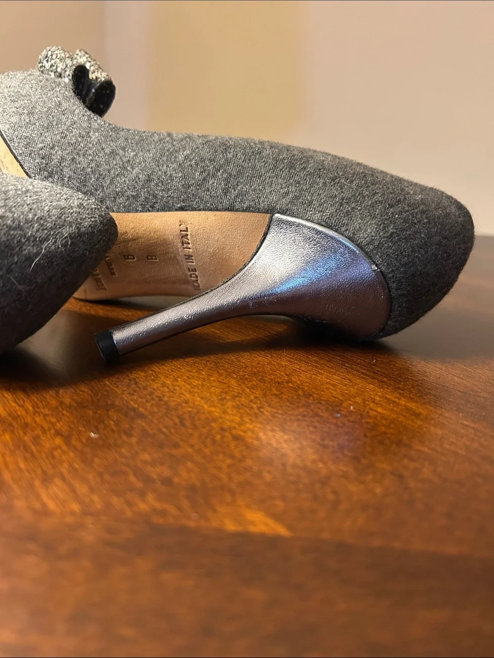 kate spade Glitter Bow Heels